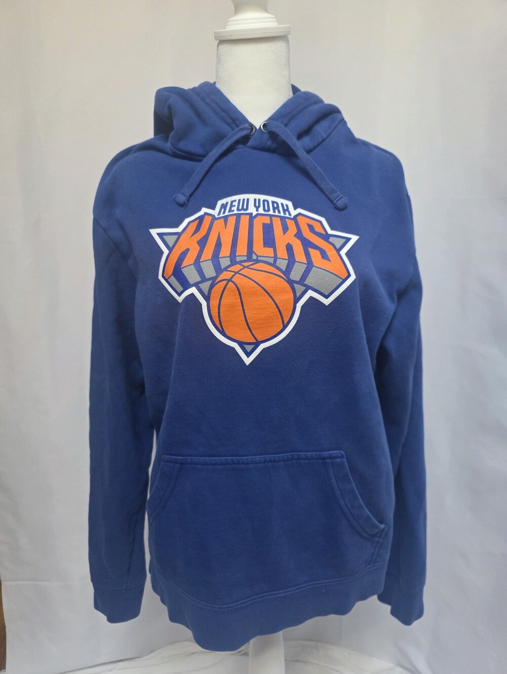 Fanatics New York Knicks RJ Barrett #9 Pullover Hoodie Men's Medium Blue